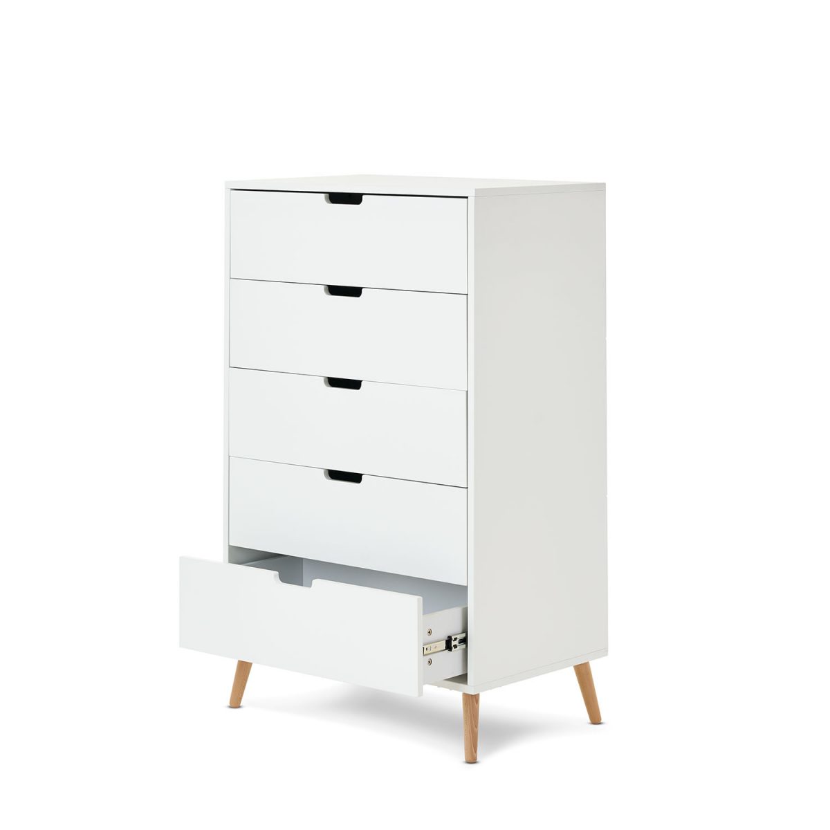 Obaby Maya Tall Boy – White with Natural - Image 2