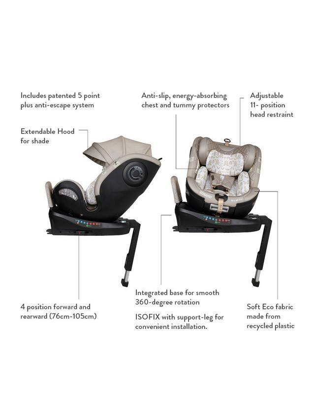 Cosatto All in All Ultra 360 Rotate i-Size Car Seat – Whisper - Image 2